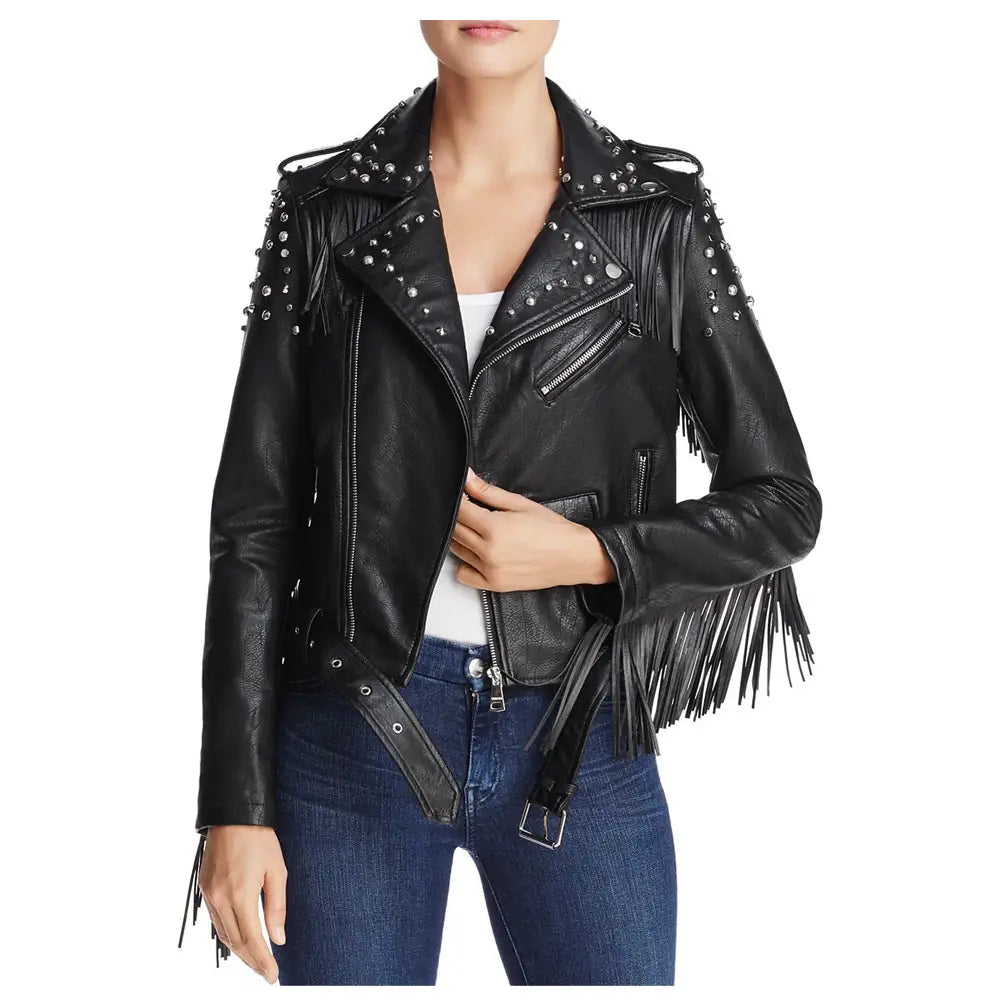 Women’s Genuine Soft Lambskin Leather Jacket-0