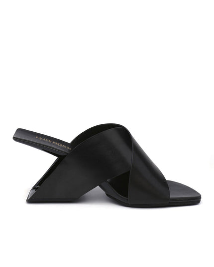 Woven Leather Modern Wedge Sandals-2